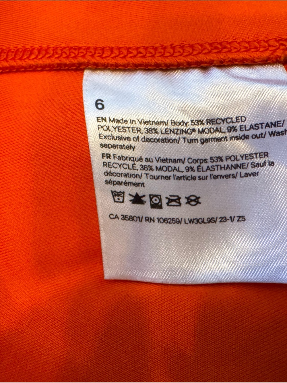 Lululemon Softstreme Perfectly Oversized Cropped Crew Sweatshirt Size 6 - Picture 7 of 7
